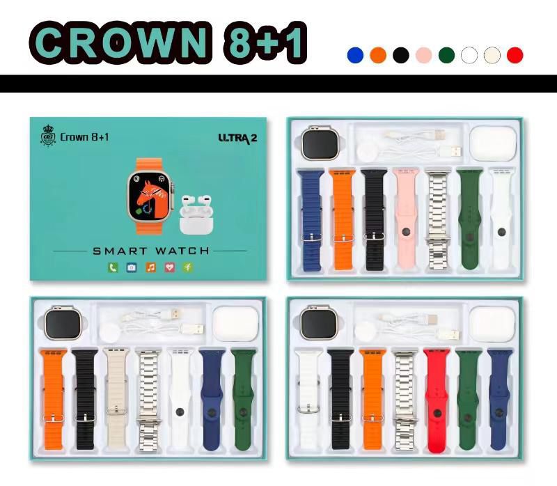 CROWN 8+1 ( Watch + Earbuds )